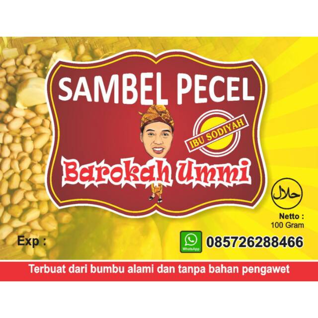 

Sambel pecel BAROKAH UMMI