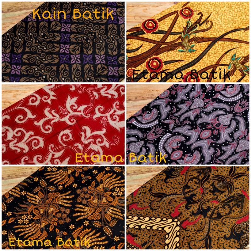 BAHAN BATIK KAIN BATIK KATUN BAHAN BATIK METERAN KAIN BATIK PREMIUM PEKALONGAN