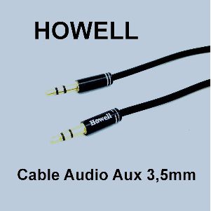 Howell Cable Audio Aux 3 5 5m   Kabel audio 5m   Kabel Audio Howell   Cable Audio Murah