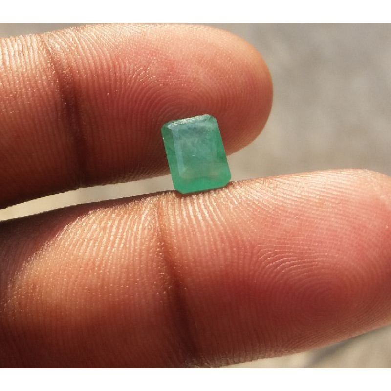 Batu Zamrud Kotak Natural Emerald Jamrud Asli Batu Zamrud Kotak