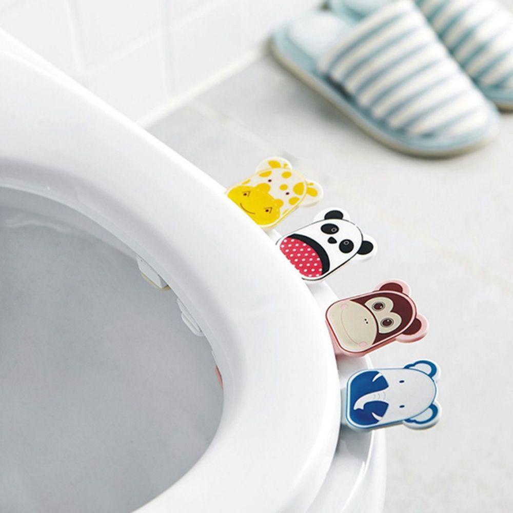 Solighter Toilet Lid Lifter Cartoon Closestool Lids Knob Aksesoris WC Pengangkat Penutup Toilet