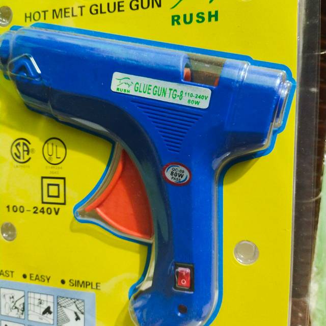 Glue gun besar alat tembakan lem lilin 80watt