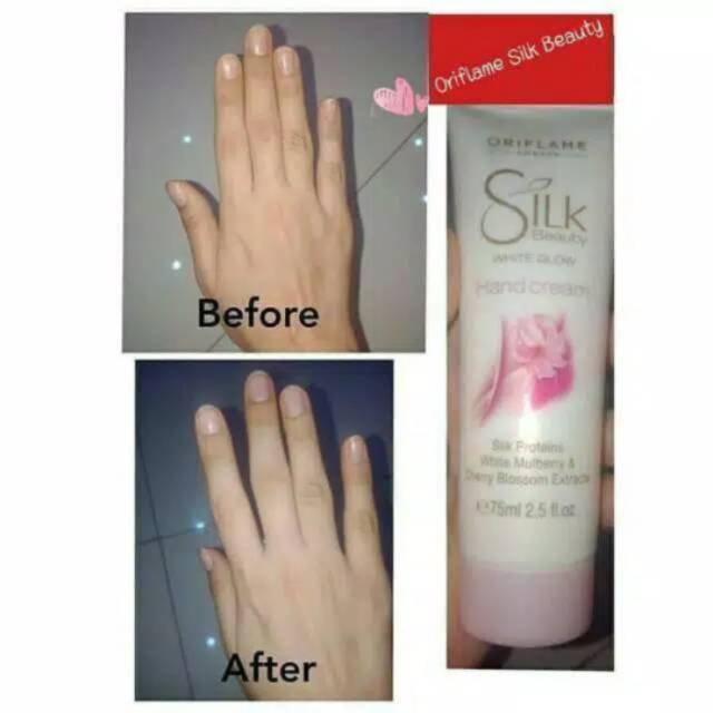 Hand crem silk oriflame ..
