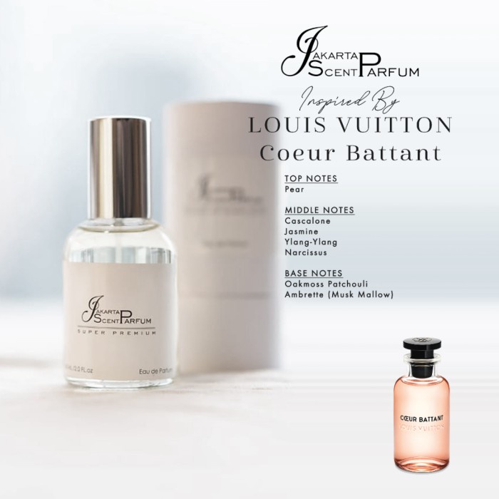 Super premium parfum inspired by Lv Coeur battant