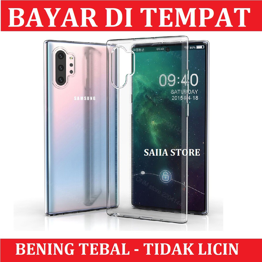 Silikon Kesing Bening dan Tebal Premium Samsung Note 10 / Note 10 Plus /  S20 / S20 Ultra