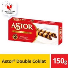 

SNACK ASTOR WAFER ROLL DOBLE COKLAT 150 GRAM MAKANAN RINGAN COKELAT CEMILAN KELUARGA ENAK MURAH