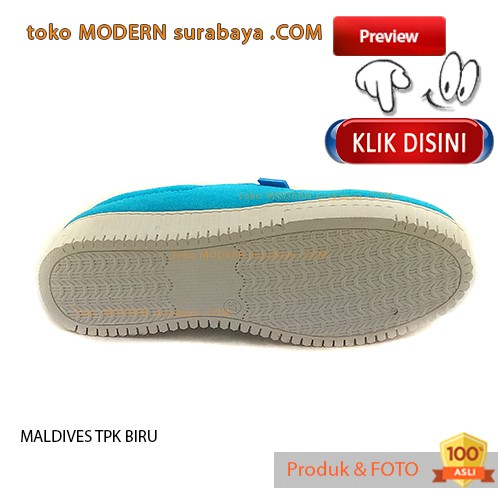 MALDIVES TPK BLUE sepatu wanita slip on casual