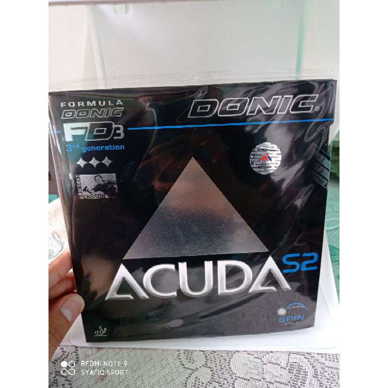KARET TENIS MEJA DONIC ACUDA S2 ORIGINAL