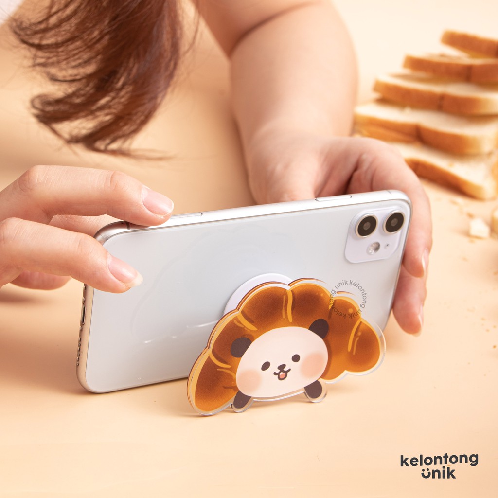 KAWAII FOOD ANIMALS - Griptok Akrilik/ Phone Holder/ Stand HP/ Phone Stand/ Phone Grip