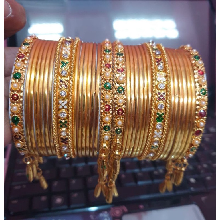 Gelang pengantin India/perhiasan India/aksesories india