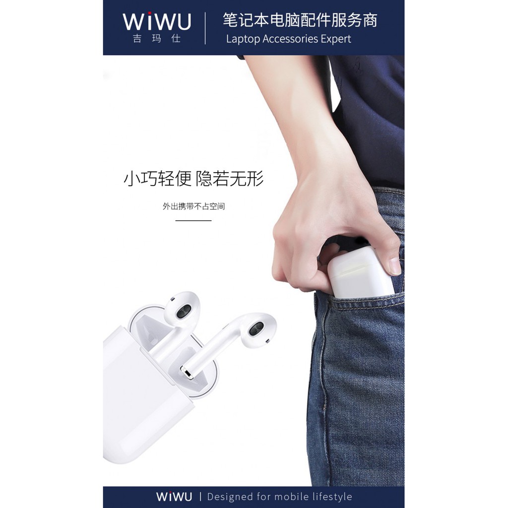 WIWU Binaural True Wireless Bluetooth Headset Airbuds