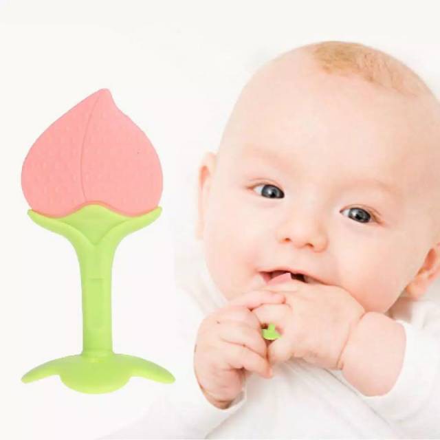 Baby Teether Gigitan Bayi bentuk Buah Mainan gigi Bayi BPA FREE