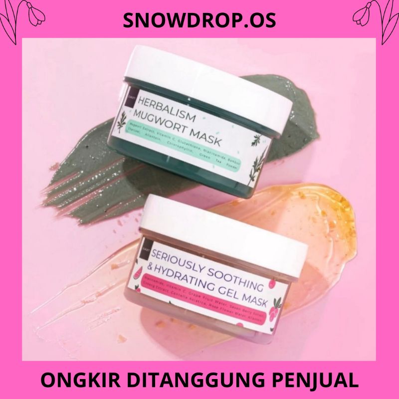 MASKER WAJAH SCARLETT/ MUGWORT MASK SCARLETT/ GEL MASK SCARLETT/ SCARLETT MASK