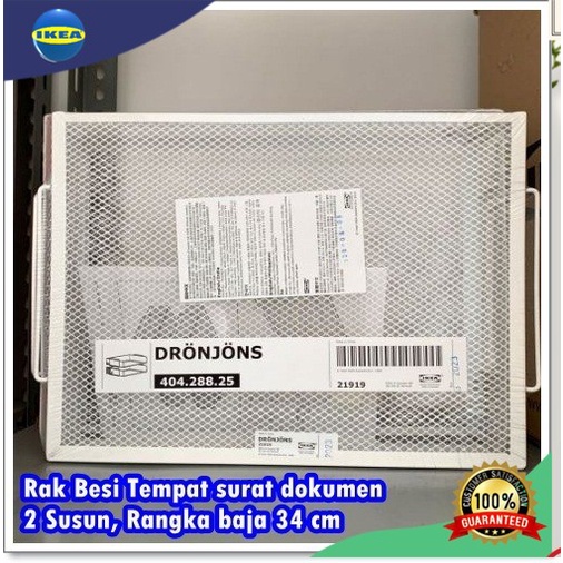 

Rak Besi Tempat surat dan dokumen Kantor 2 Susun, Rangka baja 34 cm