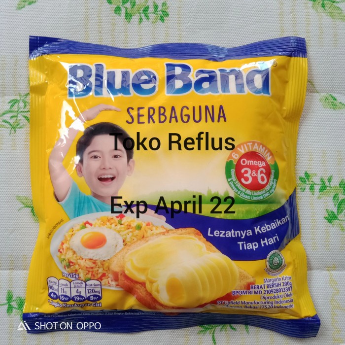 

b2011bb Mentega Blue Band Serbaguna 200 Gr Xa201As