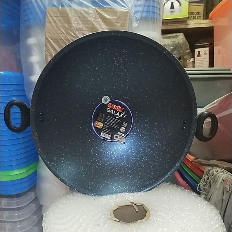 Wajan Maxim Galaxy Wok-36cm Marble Original