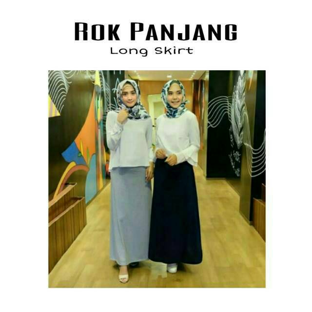 Rok Spandex Jersey Premium / Rok Spandek Warna Lengkap