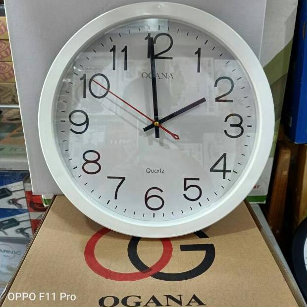 JAM DINDING POLOS OGANA BESAR 32CM MURAHHHH...,,,,,