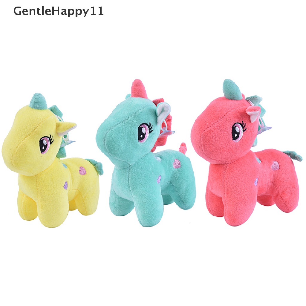 Gentlehappy Mainan Boneka Unicorn Pelangi 20CM Bahan Plush Untuk Bayi / Anak