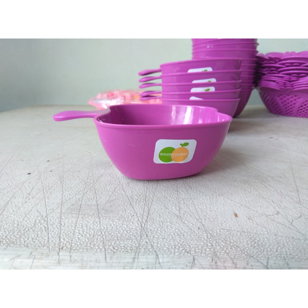 Mangkok / Piring Saji Model Apel Golden Sunkist MA-7049