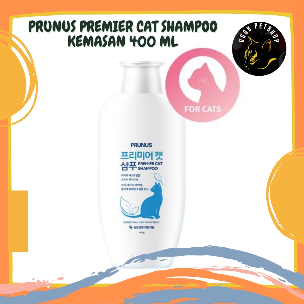 PRUNUS PREMIER CAT SHAMPOO 400GR SHAMPO KHUSUS KUCING