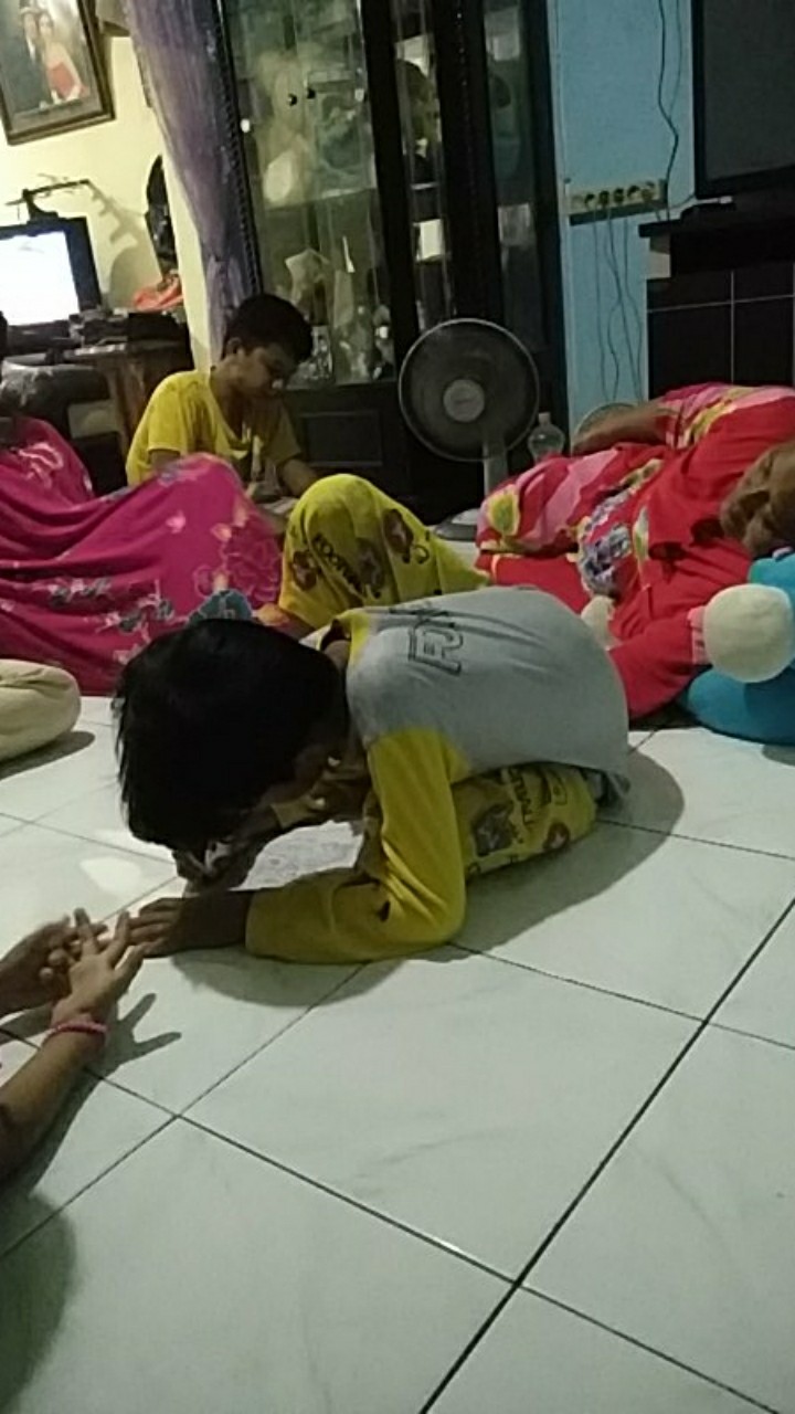 Couplebatik / Sarimbit Motif Kenanga Navy