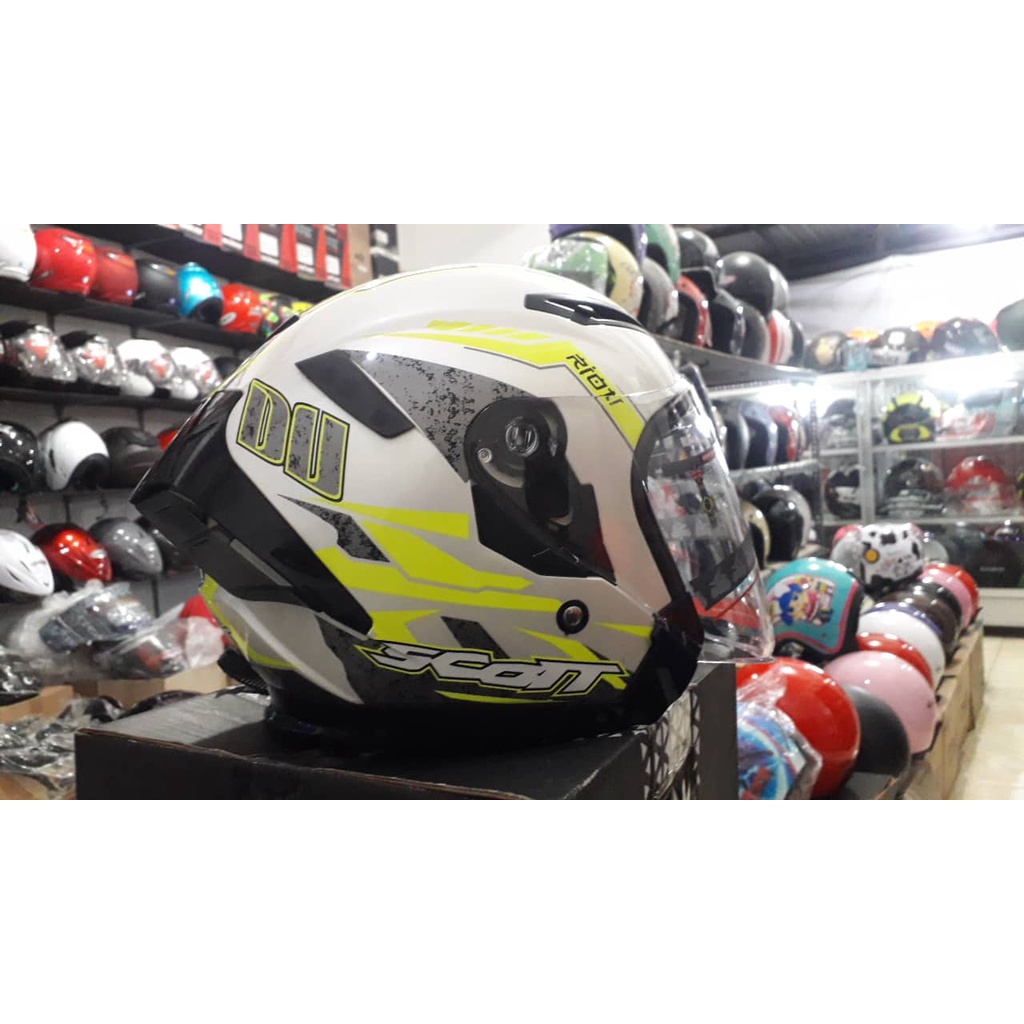 HELM HALF FACE / HELM SCOTT GP - TECH