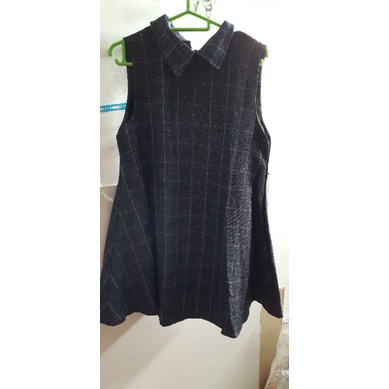 (Preloved) Dress Kerah kotak