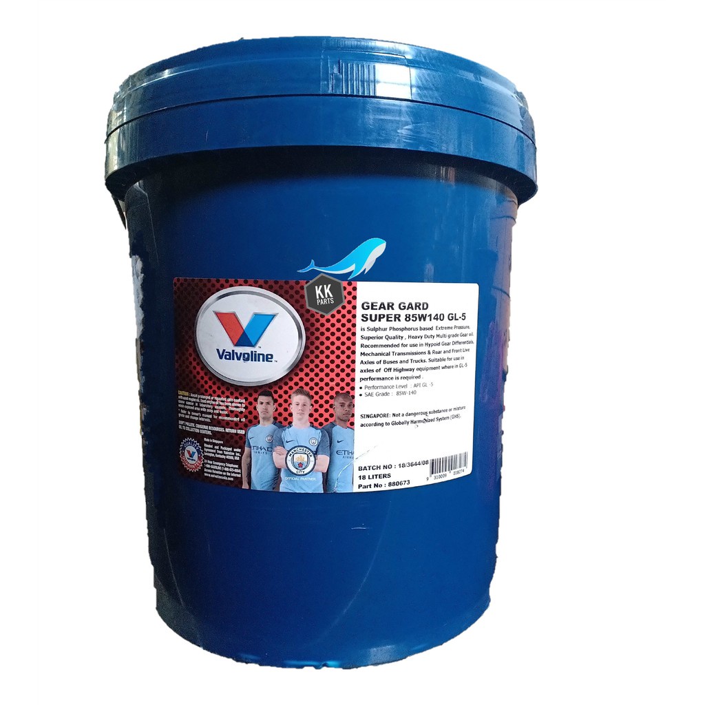 Valvoline Gear Gard Super 140 GL-5 18 Liter