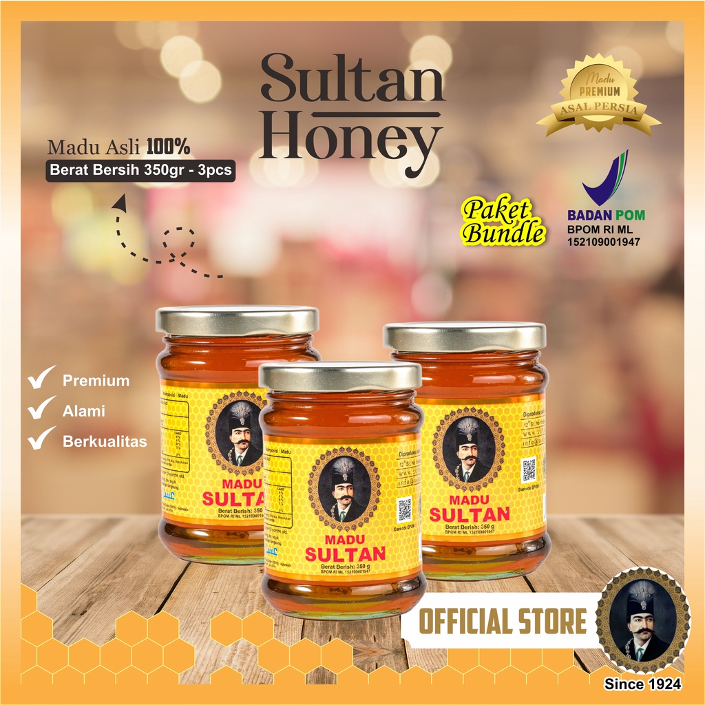 

Sultan - Bundle Madu : 3 x 350 gr / Madu Original Iran / Madu Kawasan Dingin Gunung Sabalan Iran