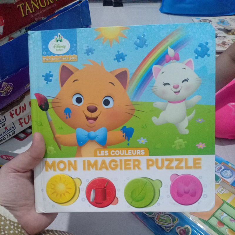 Preloved buku puzzle disney