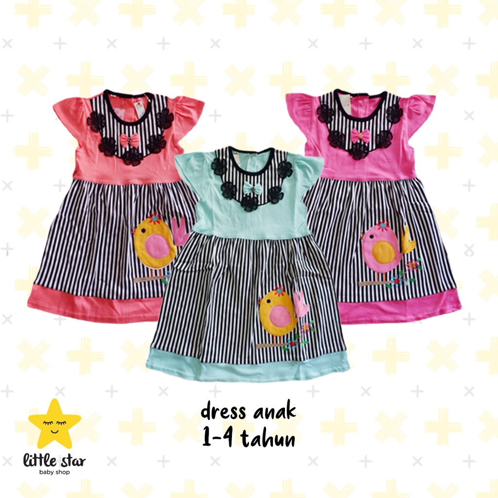 Nami Kids Dress Anak Perempuan | Set Baju Pakaian Setelan Bayi Cewek Girl