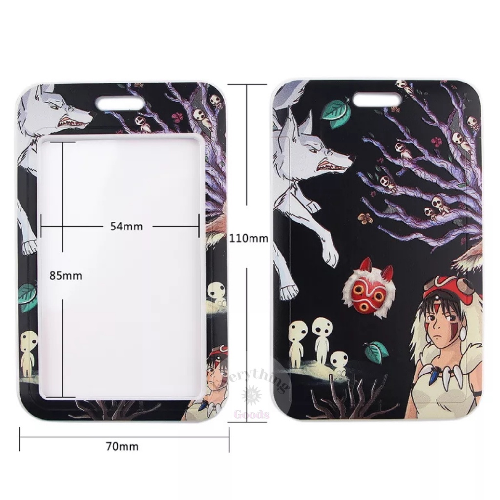 

Everything Goods - BH000065 Princess Mononoke Badge Holder ID Card Holder Name Tag Lucu