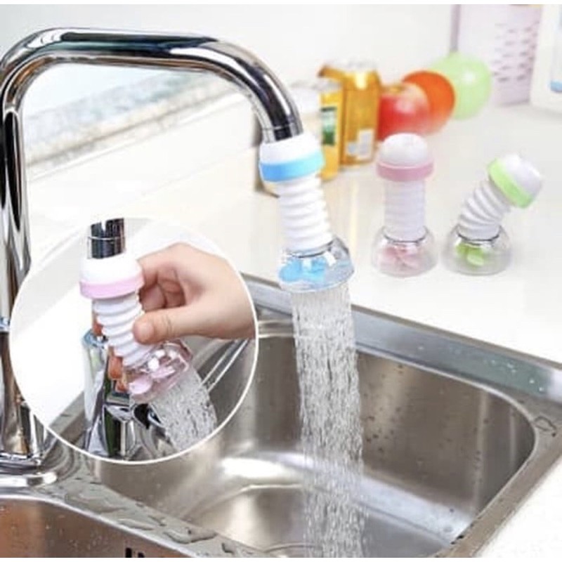 Saringan Air Faucet Flash Sambungan Kran Keran Air Anti Splash Dapur Kamar Mandi Portable Filter