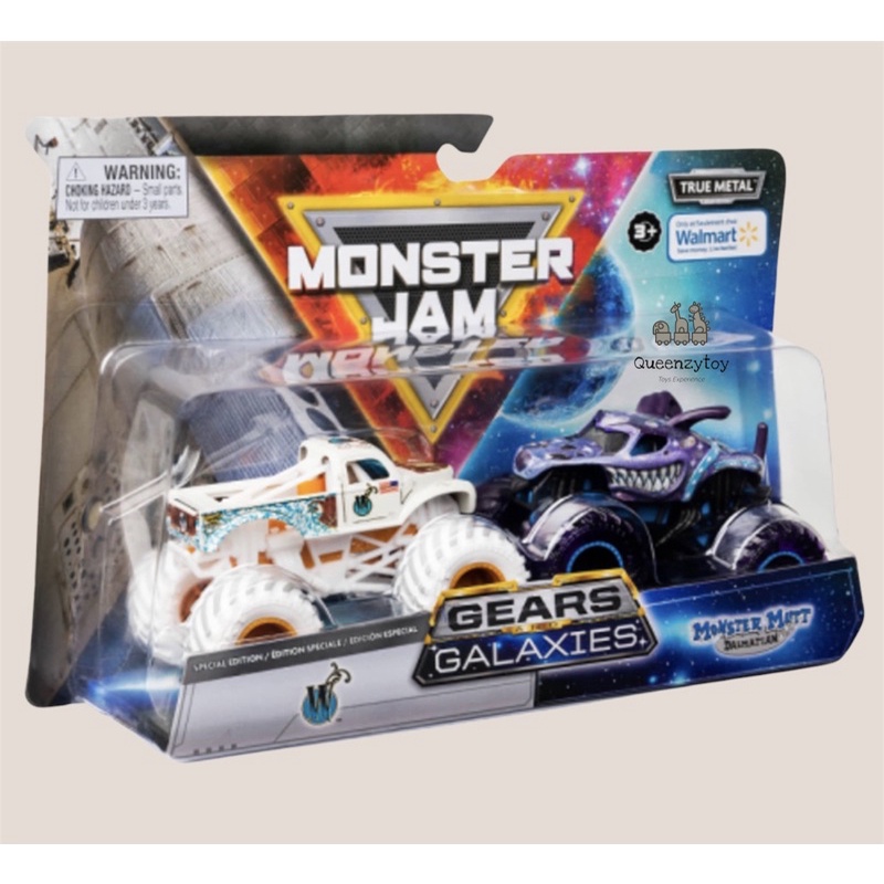 Monster Jam 1:64 Car Gear Galaxy 6058262 2pk Wm MIX