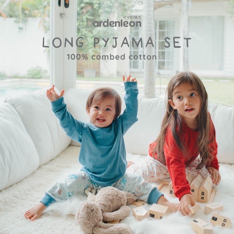 arden leon long pyjama set