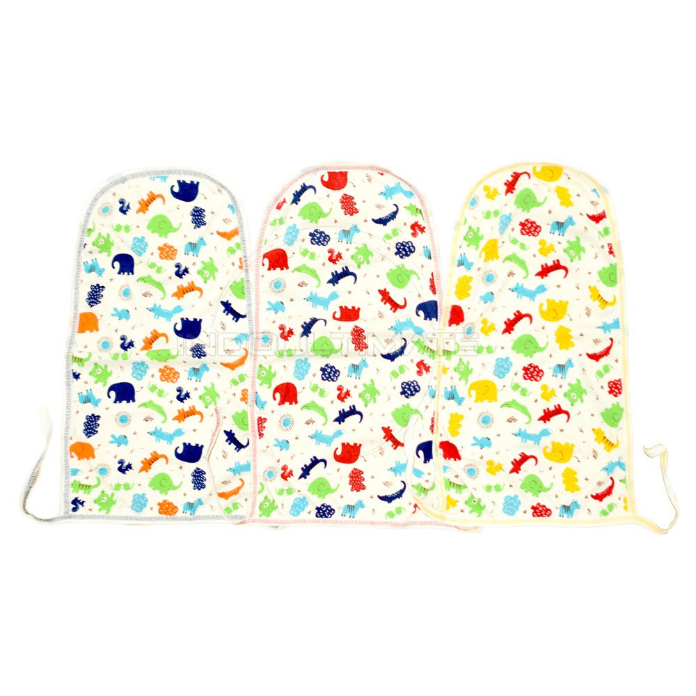 Popok Kain bayi Popok Tali Bayi Popok Bayi Baru Lahir BY-9302-CD 3 Pcs Popok Kain Tali Bayi Motif