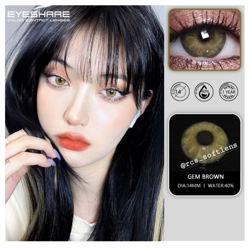 RCS ✅ BACA DESKRIPSI  softlens KPOP softlens ungu biru minus -1.00 s/d minus -6.00