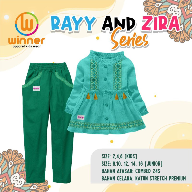 SETELAN ANAK RAYY AND ZIRA SERIES BY WINNER