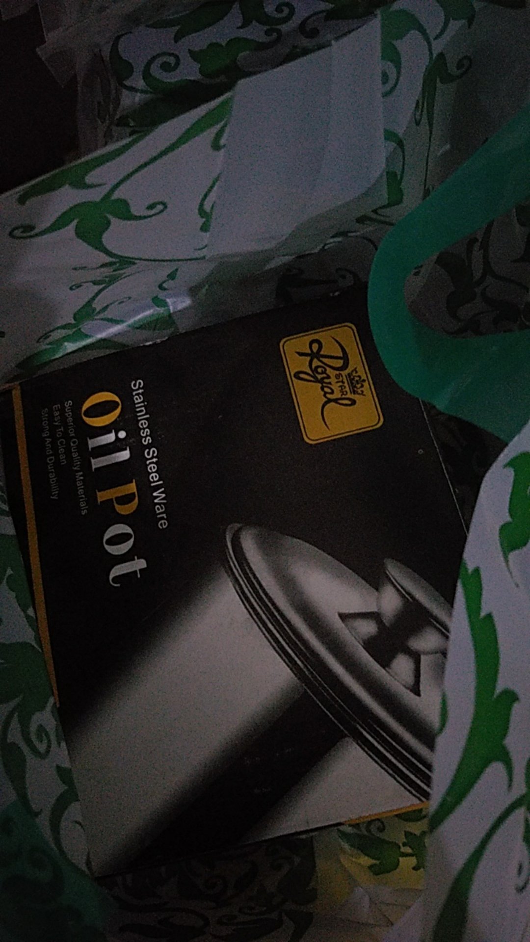 Oil Pot Penyaring Minyak Wadah Minyak Sisa Stainless Steel / Tempat Penyaring Minyak Goreng