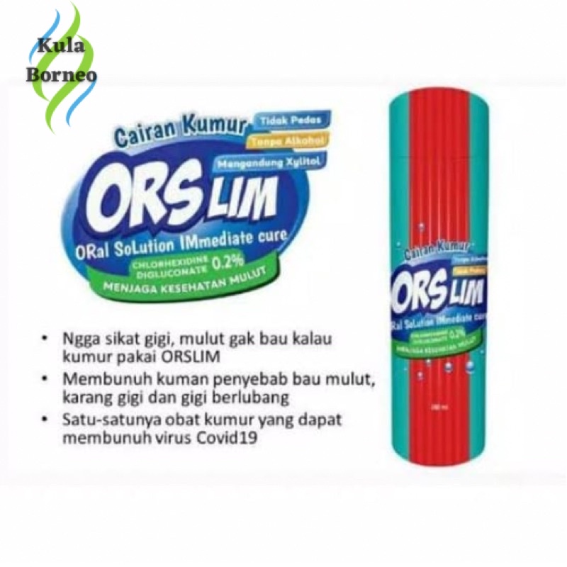 Jual ORSLIM Obat Kumur 180 Ml | Shopee Indonesia