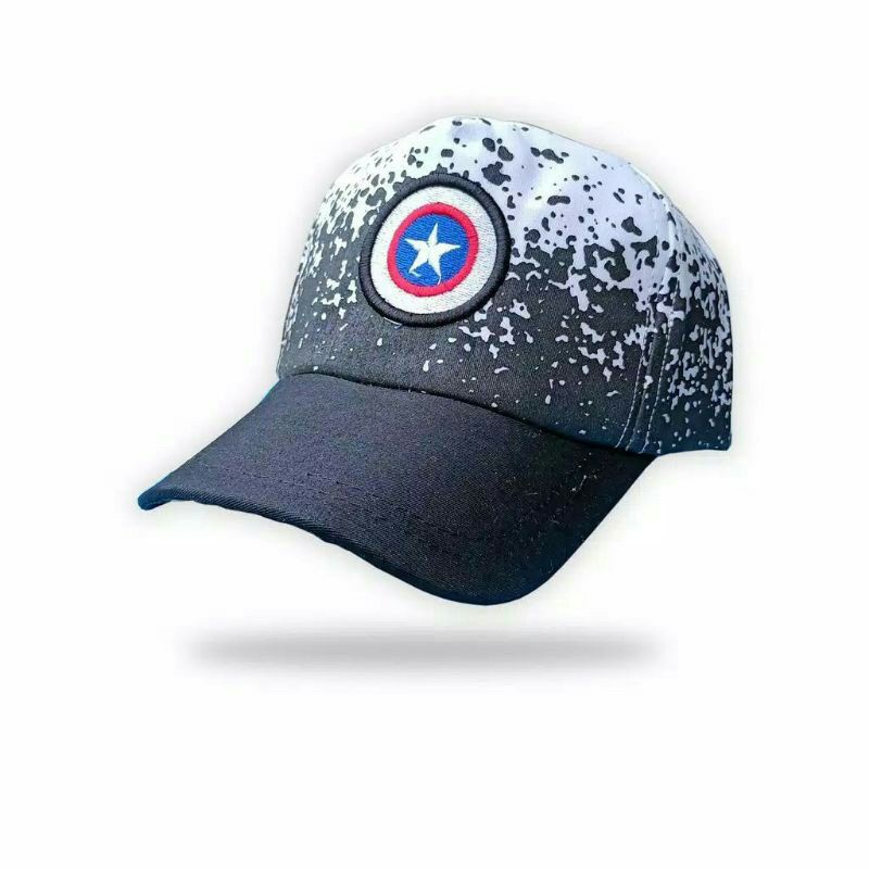 promo topi anak laki laki usia 2-10 tahun topi anak bordir dan printing motif superhero