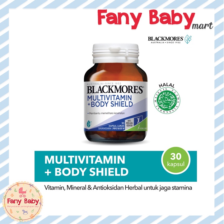 BLACKMORES MULTIVITAMINS + BODY SHIELD 30 KAPSUL