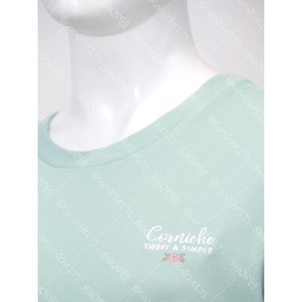 Corniche Fabian Sweatshirt Hijau Mint - TM231543