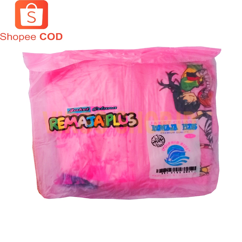 Jas Hujan Dolphin Blue 951 Remaja Plus Setelan Celana / Jas Hujan Remaja / Jas Hujan Karet / Jas Hujan Setelan / Jas Hujan Jaket Celana / Mantel Hujan / Mantel / Jas Ujan / Jaket