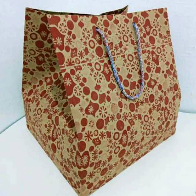 Paperbag/tas kertas dus nasi 22 + dos kue,dus bento