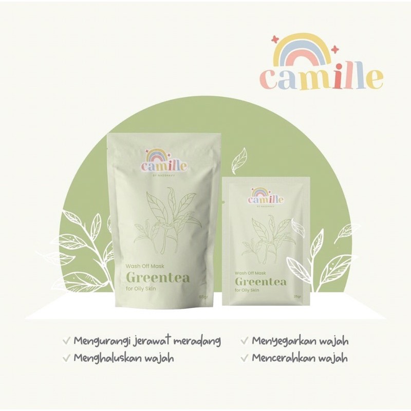 [ORIGINAL 100%] MASKER ORGANIK CAMILLE / MASKER ORGANIK BY CAMILLE FACEMIST CAMILLE