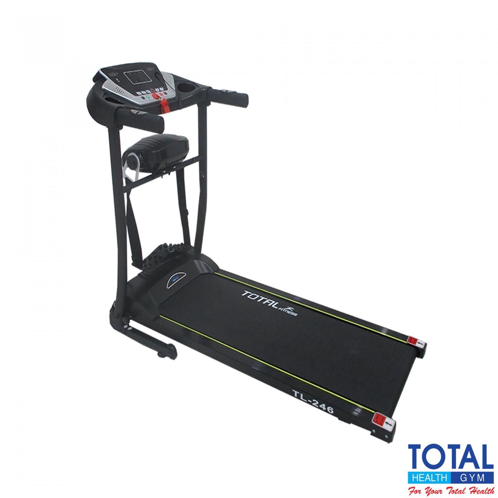 TOTAL HEALTH GYM - New Alat Olahraga Fitness Gym Sport Latihan Kardio Walking Pad Treadmill Listrik Elektrik Total TL 246 + Massager