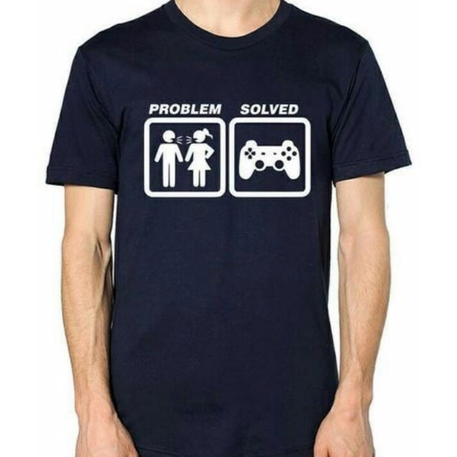 TSHIRT BAJU PROBLEM SOLVED KAOS DISTRO TERBARU