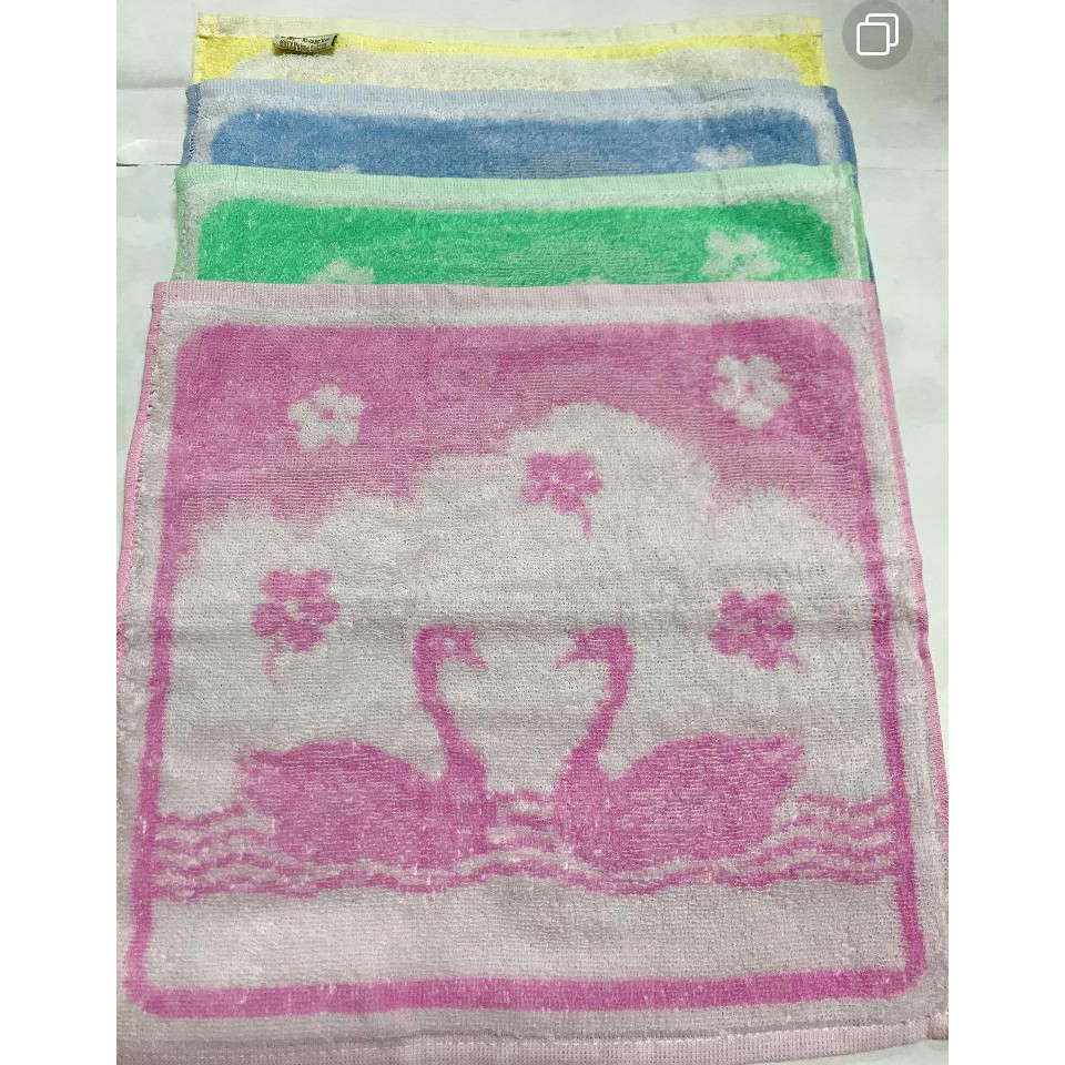 eagle saputangan handuk corak 30x30 (lembut dan menyerap)